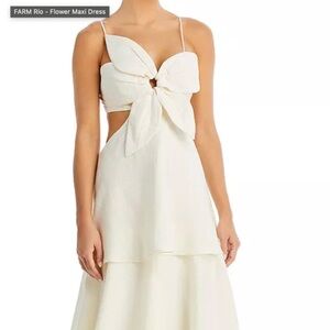 Farm Rio cutout flower dress